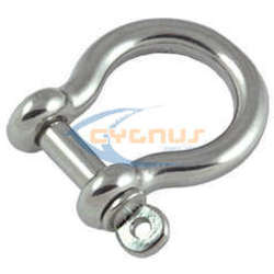 Round Body Bow Shackle.16mm Dia. Ref:PB/ED-622116. ASI 316