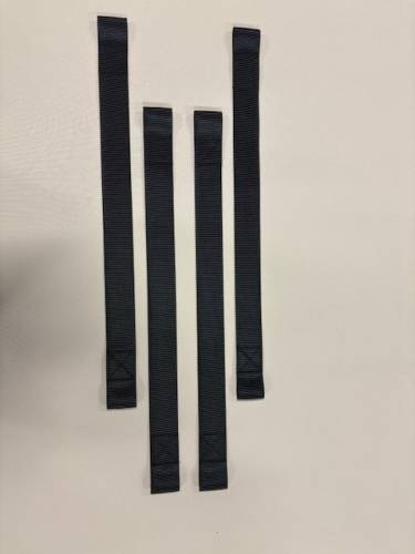 Firefly Webbing Toe Straps set of 4 - Rubber Backed - Super Stick