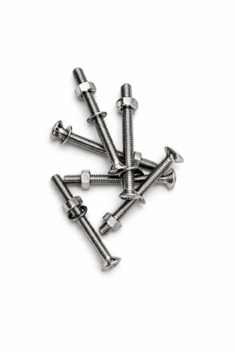 Stainless Steel - A4 - M5 - 50mm Machine Screws With Nuts & Washers - Raised Countersunk Pozi Head.