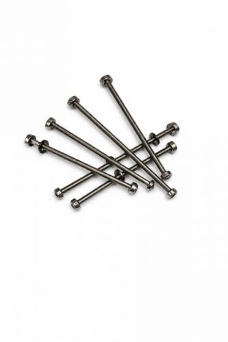 Stainless Steel M4 x 85mm - Cheese Head Slot Machine Screws - Washers & Nylocs