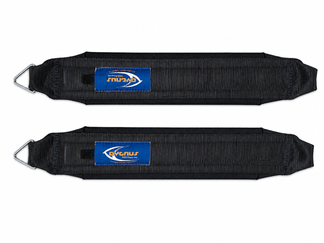 OK 100mm Wide Padded Toe Straps - Super Stick - Rubber Backed